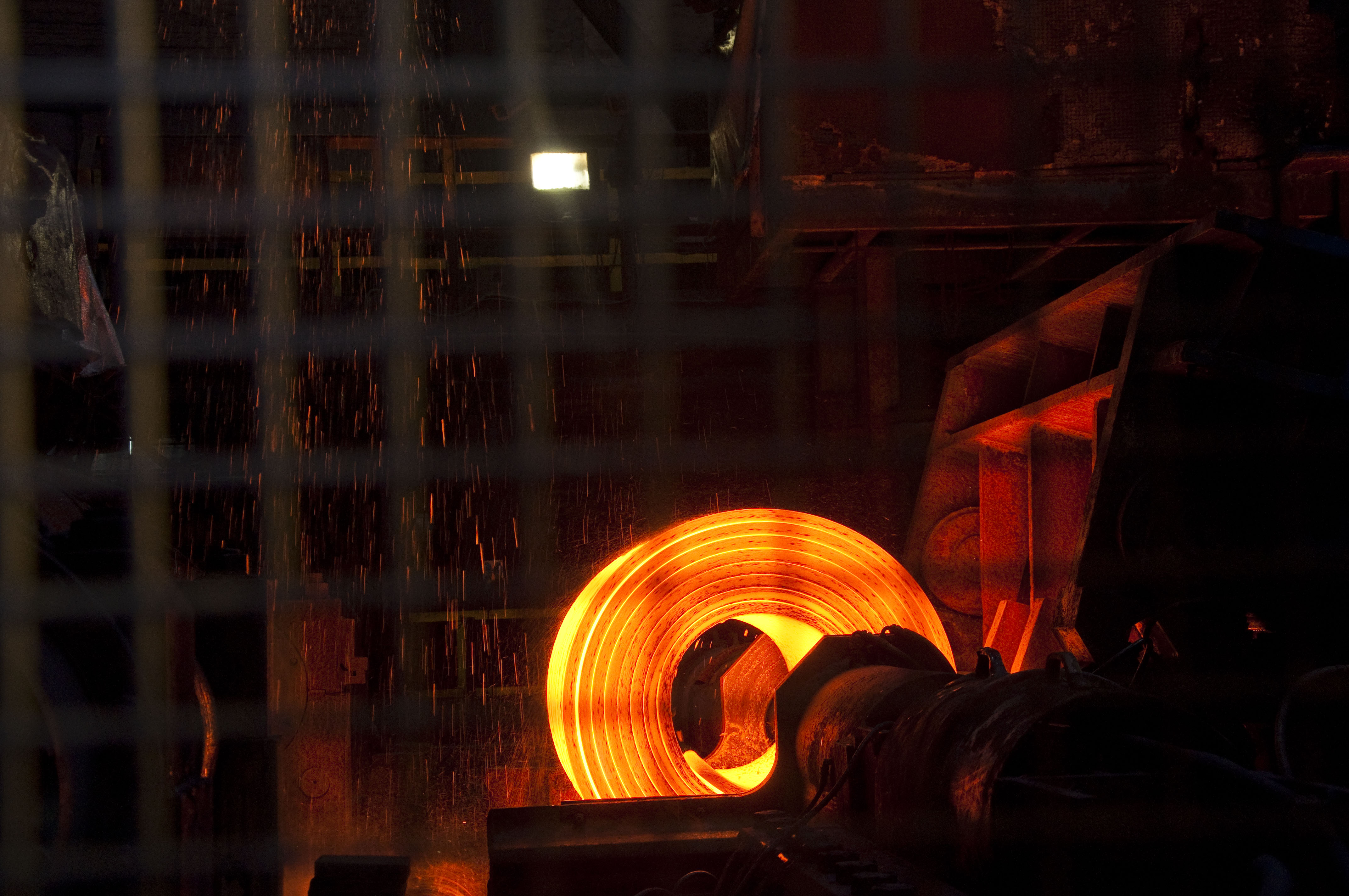Hot-rolled coil produced at Port Talbot steelworks