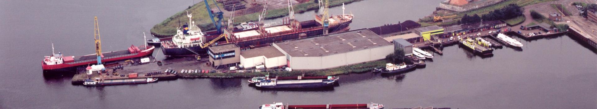 Aerial view of the Nebam shipping agency