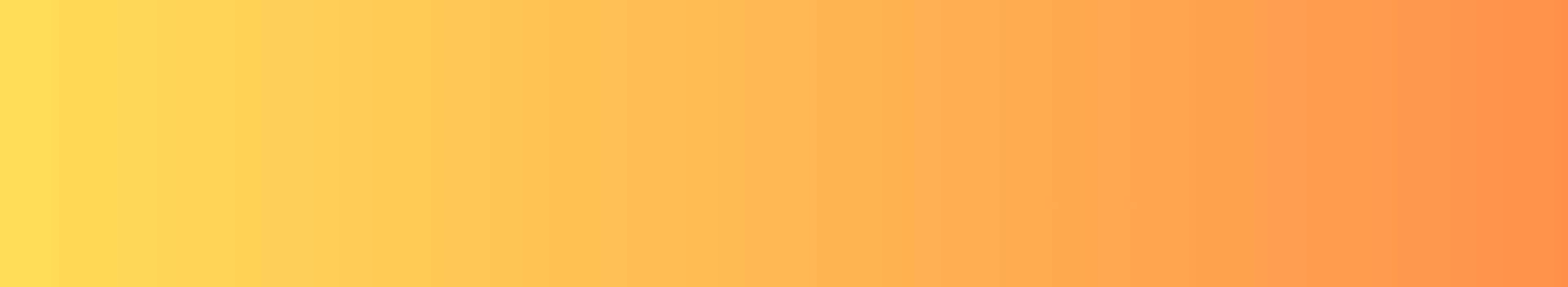 Orange gradient banner