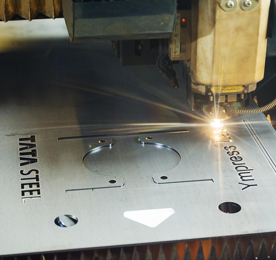 Ympress Laser being used for efficient laser cutting