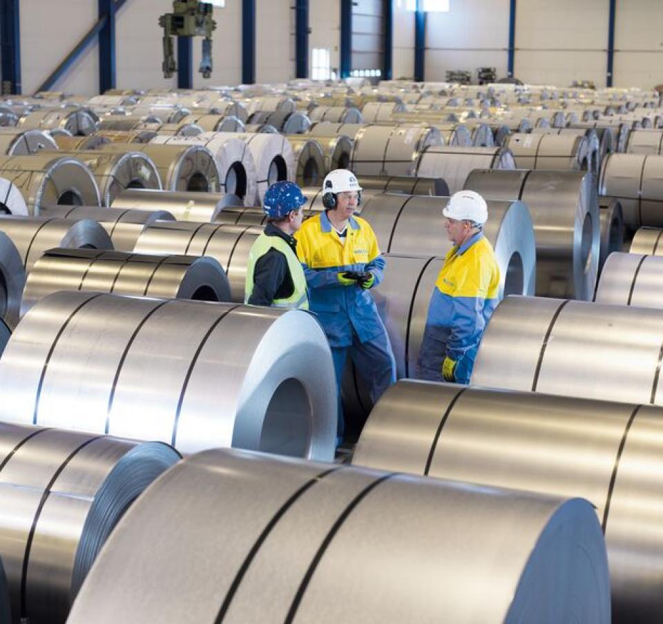 Tata Steel distribution and processing centre Halmstad, Sweden