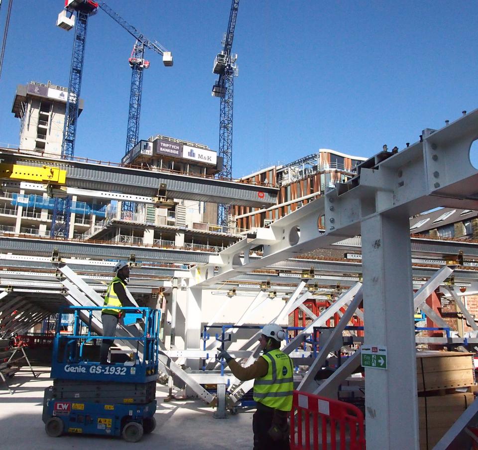 The Forge, Southwark, London tata steel construction composite floor deck