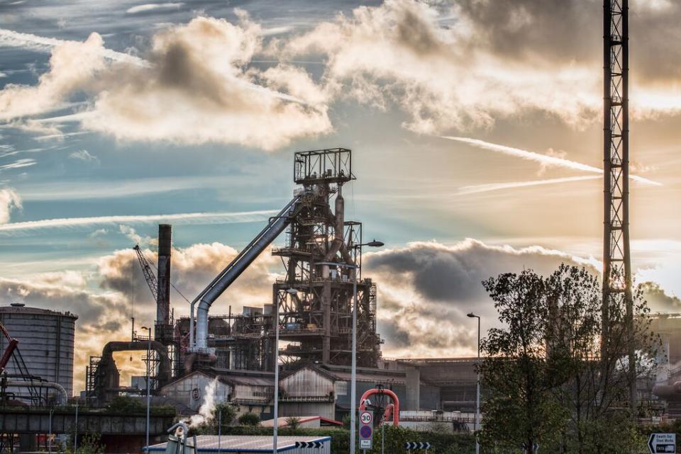 Tata Steel's Blast Furnaces at Port Talbot